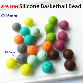 Chenkai 50pcs BPA Free 16mm Silicone Basketball Teether Beads DIY Silicone Baby Pacifier Dummy Teether Sensory Jewelry Toy
Chenkai 50pcs BPA Free 16mm Silicone Basketball Teether Beads DIY Silicone Baby Pacifier Dummy Teether Sensory Jewelry Toy