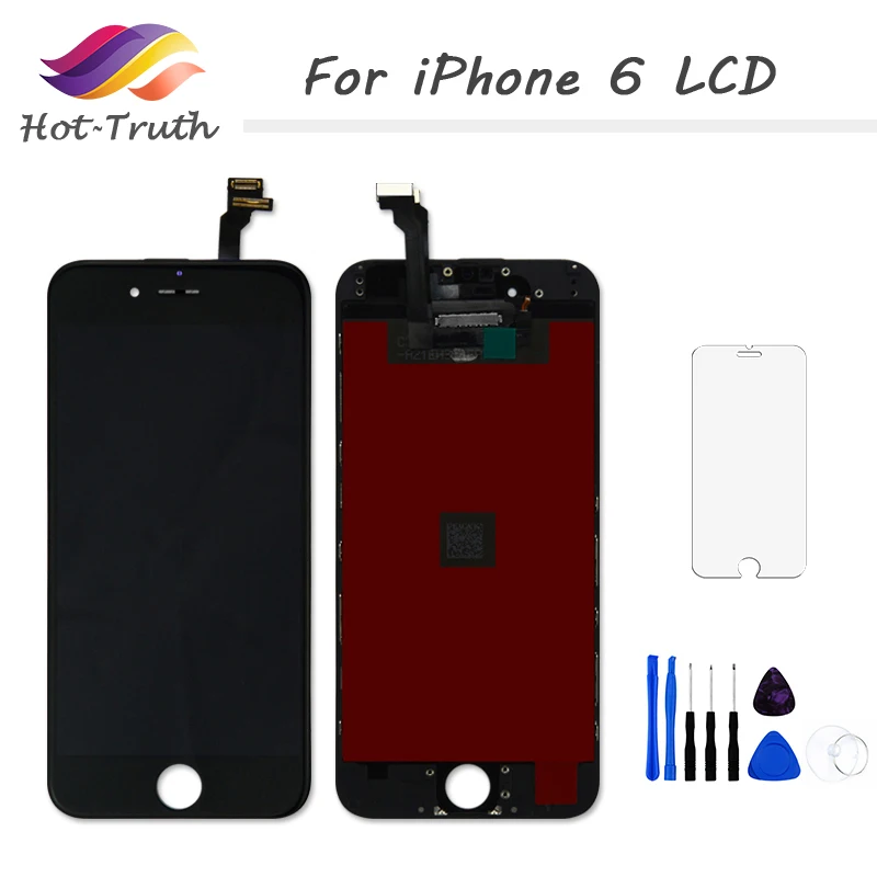 100% без битых пикселей 4 7 "сенсорный экран для Apple iPhone 6 ЖК A1549 A1586 A1589 дисплей с 3D