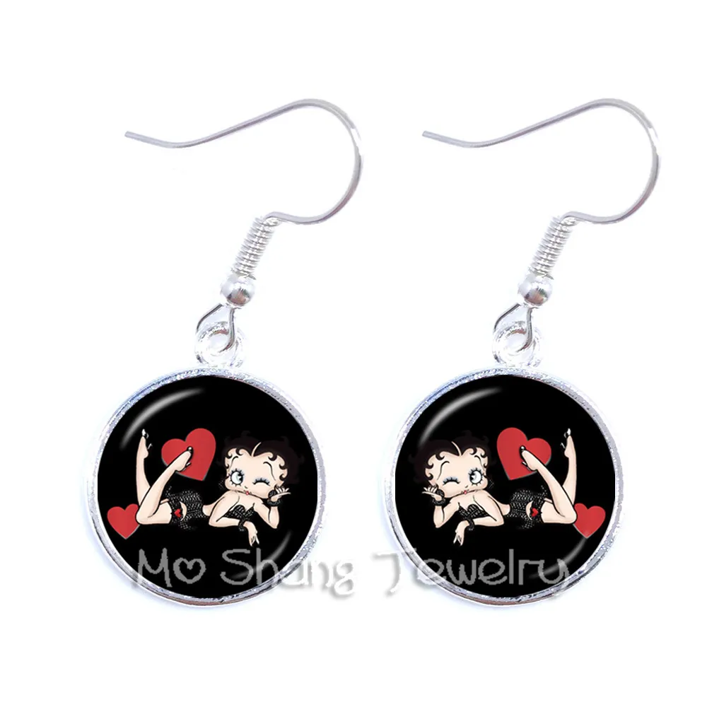 2018 New Betty Boop Earrings Harajuku Cute Cartoon Picture Dangle Earrings Jewelry Glass Cabochon Earrings Fashion Jewelry Gifts
2018 New Betty Boop Earrings Harajuku Cute Cartoon Picture Dangle Earrings Jewelry Glass Cabochon Earrings Fashion Jewelry Gifts