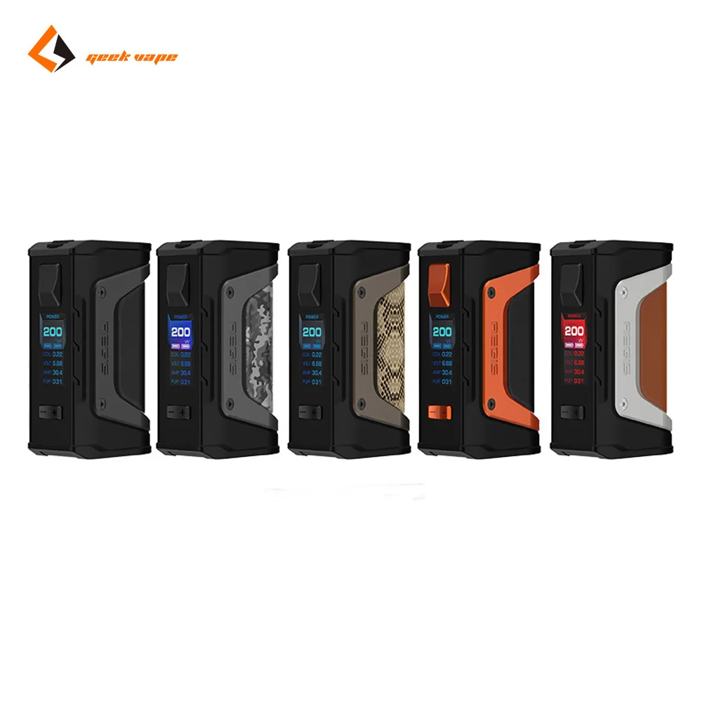 Original 100W Geekvape Aegis Legend Box Mod 200W TC Box MOD Powered by Dual 18650 batteries for Zeus RTA Electronic cigarette
Original 100W Geekvape Aegis Legend Box Mod 200W TC Box MOD Powered by Dual 18650 batteries for Zeus RTA Electronic cigarette
