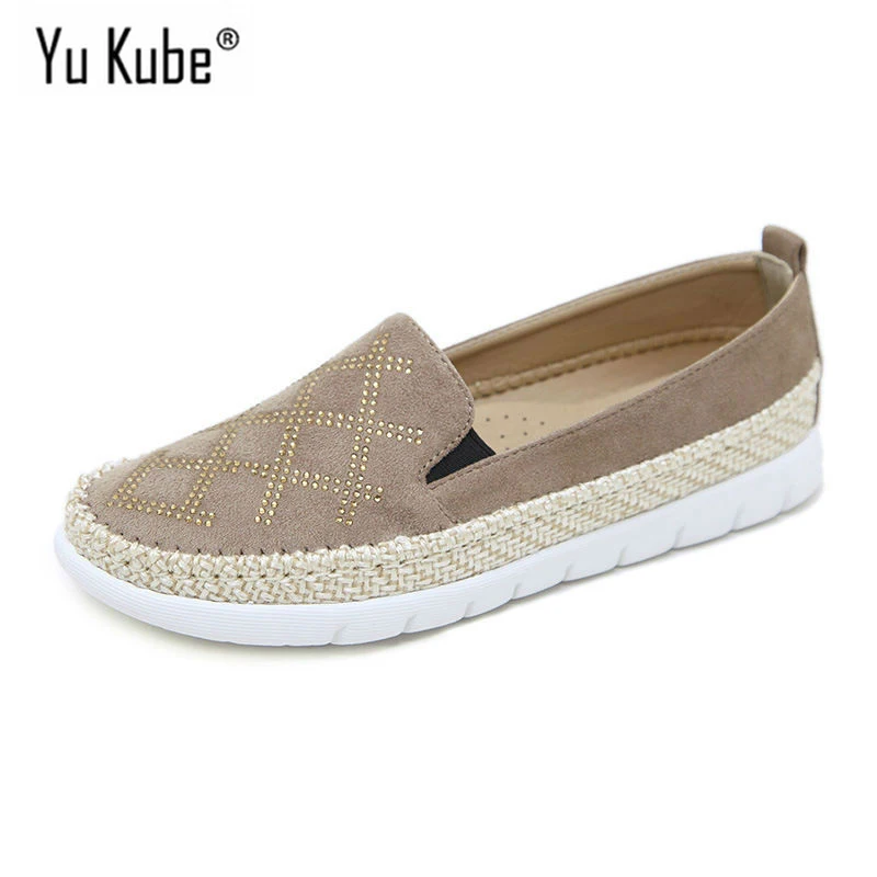 Yu Kube Ballet Flats Shoes Woman Rhinestone Ladies Loafers Shoes 2019 PU Leather Flat Shoes For Women Plus Size Hemp Rope
Yu Kube Ballet Flats Shoes Woman Rhinestone Ladies Loafers Shoes 2019 PU Leather Flat Shoes For Women Plus Size Hemp Rope