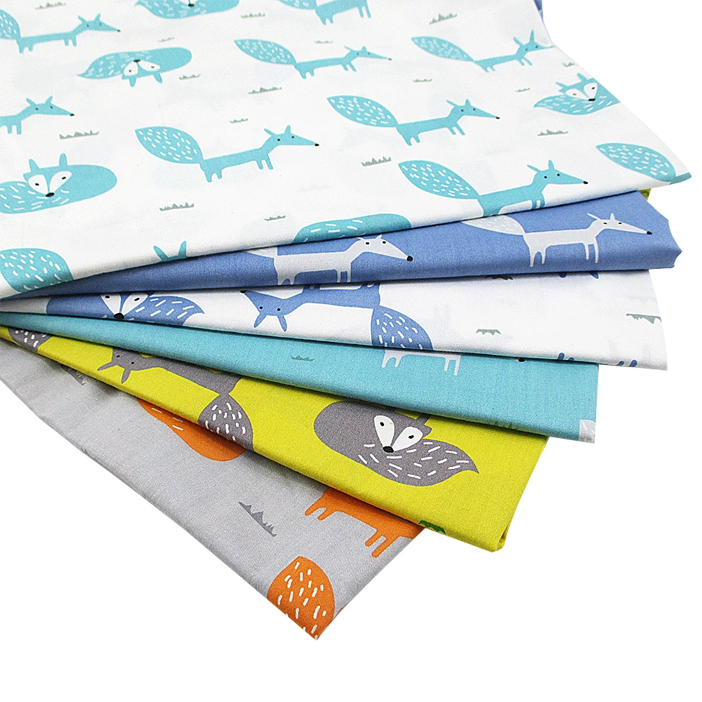 David accessories 50*145cm Animal Fox 100% cotton fabric for Tissue Kids Home textile for Sewing Tilda Doll,c2710
David accessories 50*145cm Animal Fox 100% cotton fabric for Tissue Kids Home textile for Sewing Tilda Doll,c2710