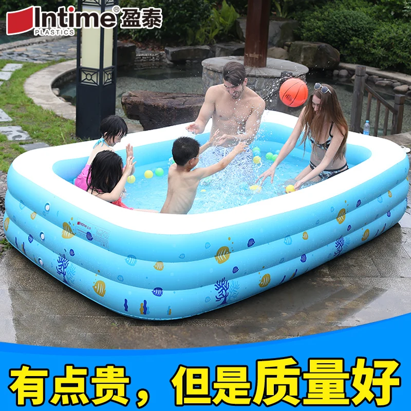 Большой wintop ребенок бассейн взрослого ребенка детский надувной сверхбольших