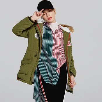 Winter Jacket Coat 2018 New Fashion Women Hooded Overcoat Fur Cotton Female Parkas Hoodies jackets for women winter sale
Winter Jacket Coat 2018 New Fashion Women Hooded Overcoat Fur Cotton Female Parkas Hoodies jackets for women winter sale