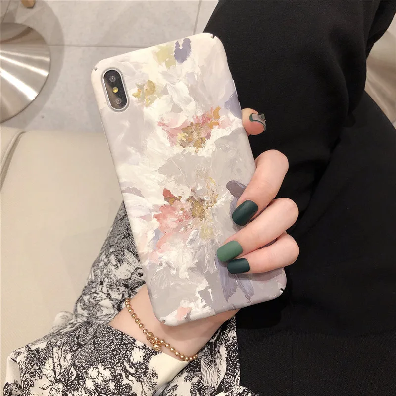 Phone Cases for Iphone 6S 6 Plus Matte Hard PC Abstract Painted Flower Patterned Cover for Iphone 7 8 Plus X Xr Xs Max Case
Phone Cases for Iphone 6S 6 Plus Matte Hard PC Abstract Painted Flower Patterned Cover for Iphone 7 8 Plus X Xr Xs Max Case