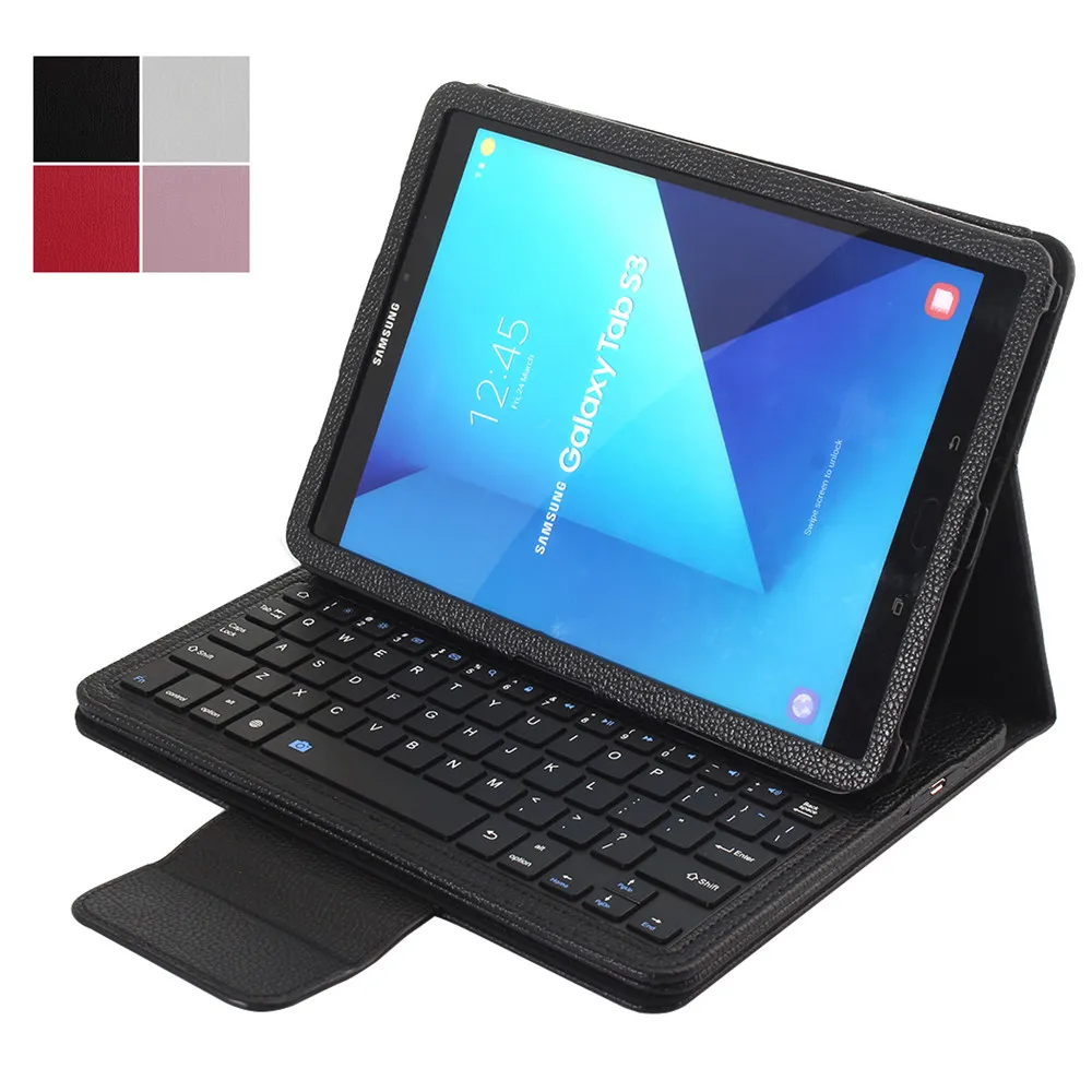 For Samsung Galaxy Tab S3 9.7 T820 T825 Folio Smart Magnetic PU Leather Stand Case Cover+Detachable Wireless Bluetooth Keyboard
For Samsung Galaxy Tab S3 9.7 T820 T825 Folio Smart Magnetic PU Leather Stand Case Cover+Detachable Wireless Bluetooth Keyboard