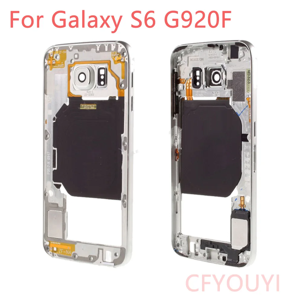 Original For Samsung Galaxy S6 G920 G920F Mid Middle Frame Bezel Housing Plate with Parts with Camera Lens
Original For Samsung Galaxy S6 G920 G920F Mid Middle Frame Bezel Housing Plate with Parts with Camera Lens