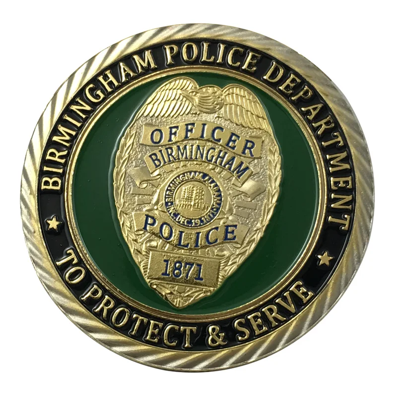 Collection~US Military Birmingham Police Gold Plated Challenge Coin/Badge/Medal 1367#
Collection~US Military Birmingham Police Gold Plated Challenge Coin/Badge/Medal 1367#