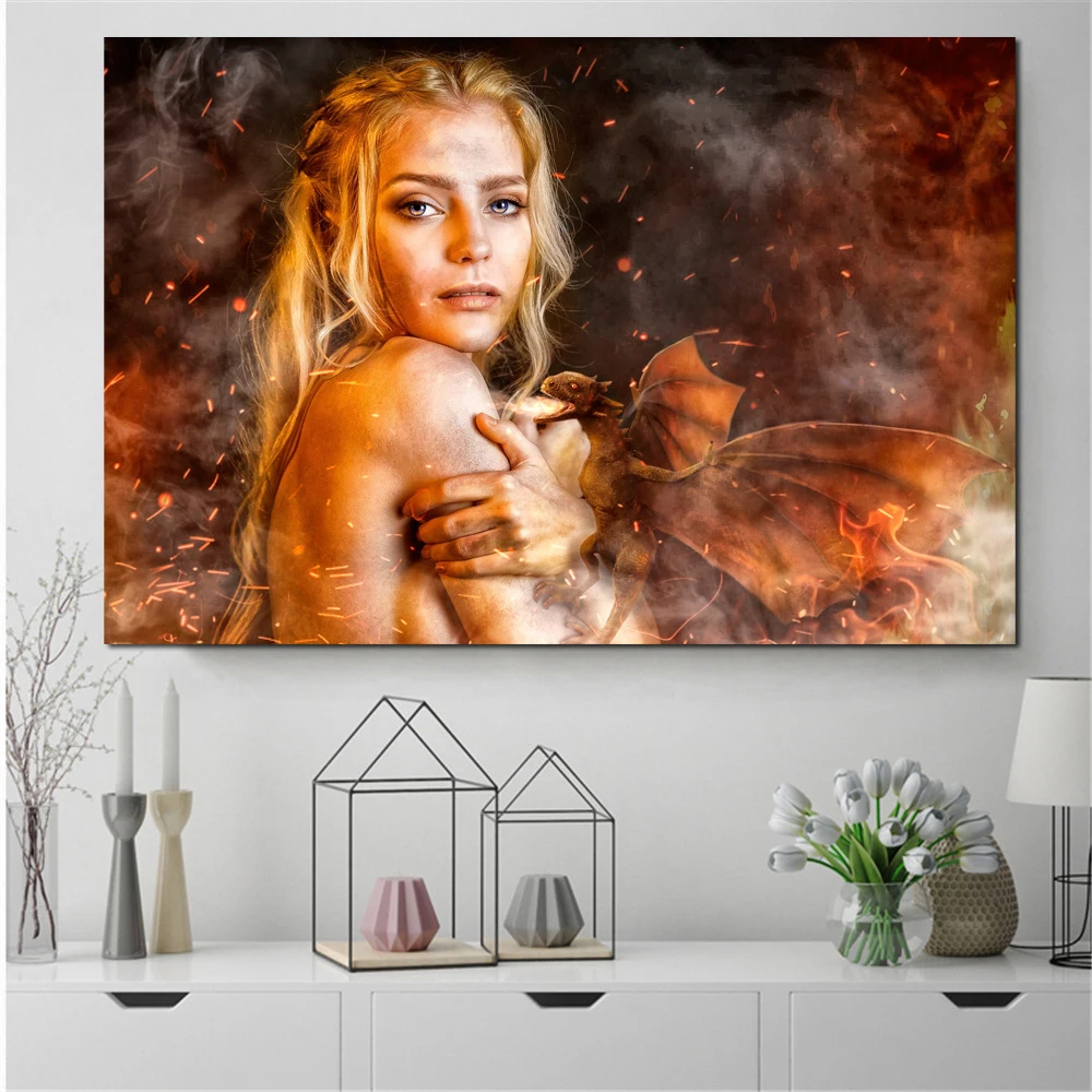 Game Of Thrones Wallpaper Daenerys Canvas Painting Prints Living Room Home Decor Modern Wall Art Oil Painting Posters Pictures
Game Of Thrones Wallpaper Daenerys Canvas Painting Prints Living Room Home Decor Modern Wall Art Oil Painting Posters Pictures