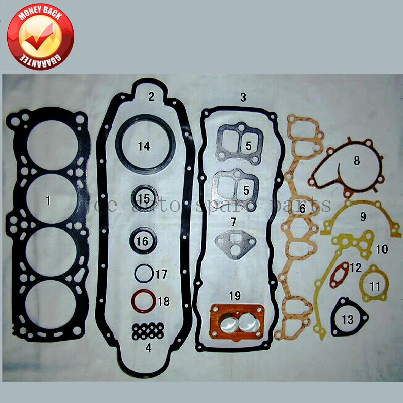 CA20S Engine complete Full Gasket Set kit for Nissan Silvia/Stanza Wagon/Violet/Skyline 1974cc 2.0L 82- 50094700 10101-13E85
CA20S Engine complete Full Gasket Set kit for Nissan Silvia/Stanza Wagon/Violet/Skyline 1974cc 2.0L 82- 50094700 10101-13E85