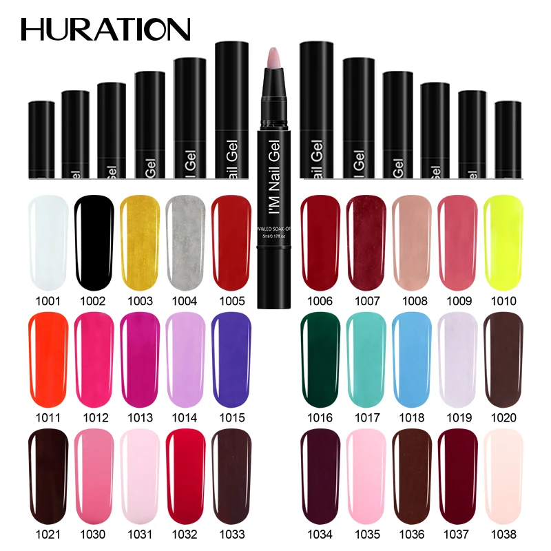 Huration Nail Pen Brush Paint Candy Newest Soak UV LED Gel Varnish Armor Pens 35 Colors Glitter Nail Gel Polish Gel Lacquer Art
Huration Nail Pen Brush Paint Candy Newest Soak UV LED Gel Varnish Armor Pens 35 Colors Glitter Nail Gel Polish Gel Lacquer Art