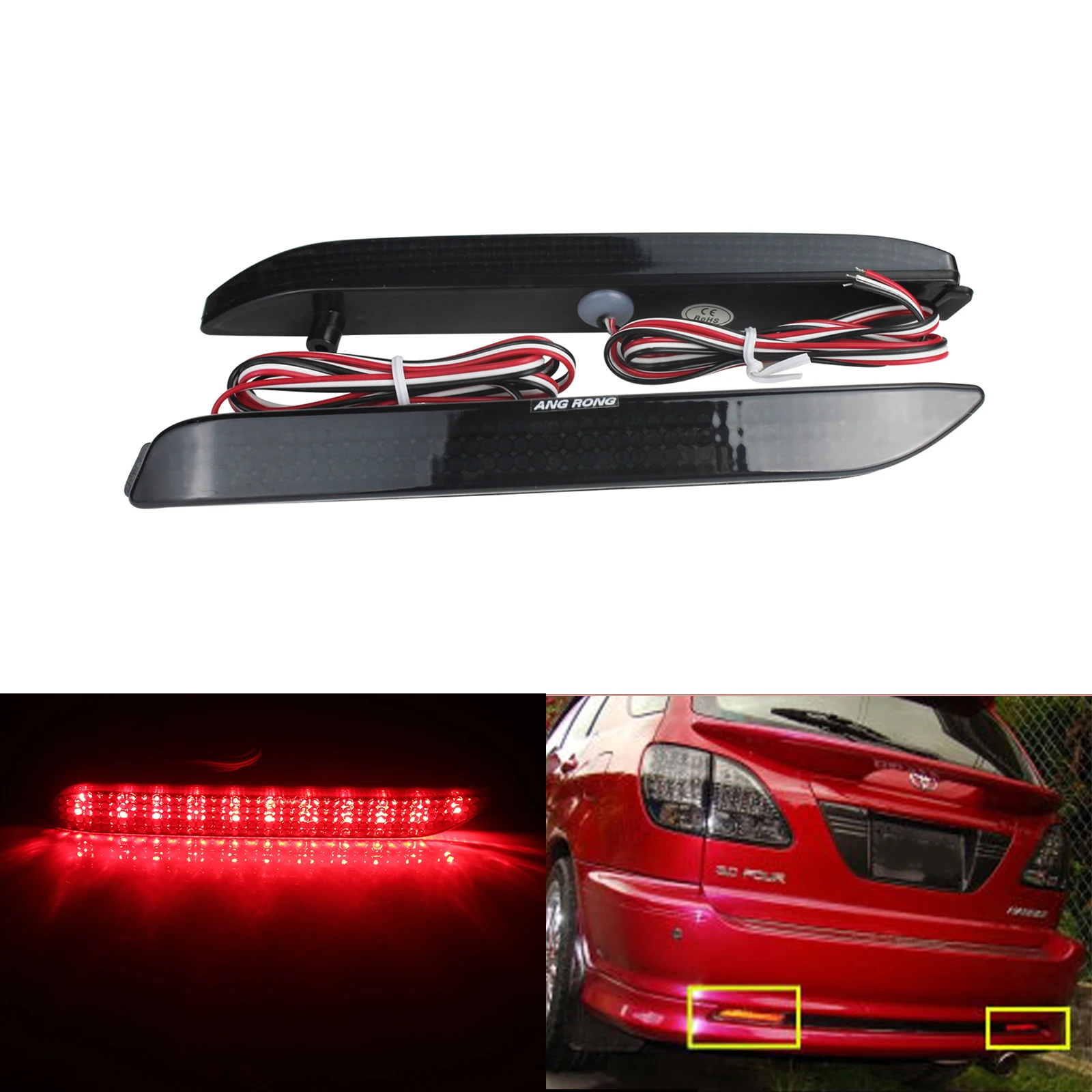 ANGRONG Rear Bumper Reflector Brake Stop Tail Light For Toyota Avalon Lexus GX470 RX300 IS F
ANGRONG Rear Bumper Reflector Brake Stop Tail Light For Toyota Avalon Lexus GX470 RX300 IS F