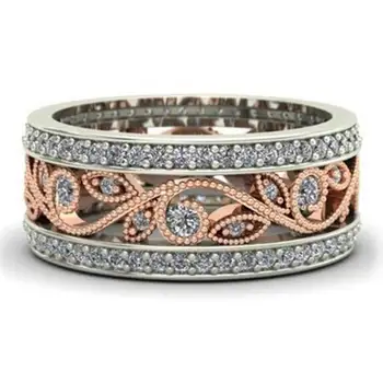 Huitan Trendy Plant Wedding Proposal Finger Rings For Women Creative Cirrus Winding Design With Micro Pave Fashion Jewelry Rings
Huitan Trendy Plant Wedding Proposal Finger Rings For Women Creative Cirrus Winding Design With Micro Pave Fashion Jewelry Rings