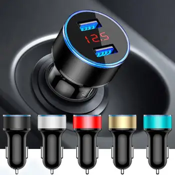 Dual USB Car Charger 3.1A 5V LED Display 2 Port Cigarette Lighter Adapter Quick Charging For iPhone Samsung Universal
Dual USB Car Charger 3.1A 5V LED Display 2 Port Cigarette Lighter Adapter Quick Charging For iPhone Samsung Universal