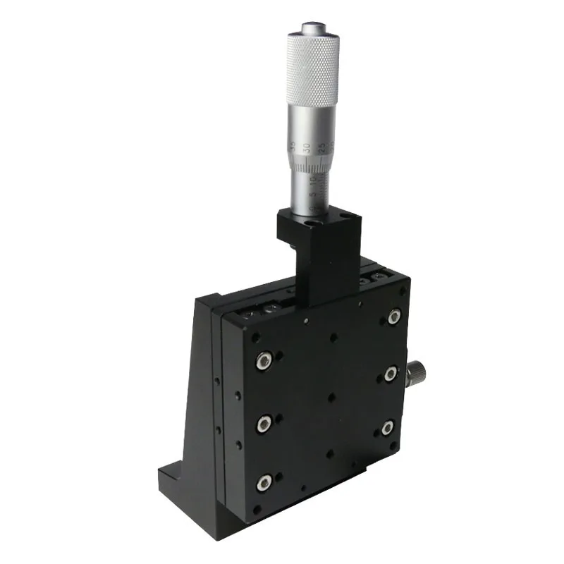 80*80mm Z Axis Manual Displacement Platform Vertical Fine Adjustment Sliding Table CZSJ-Z80-C
80*80mm Z Axis Manual Displacement Platform Vertical Fine Adjustment Sliding Table CZSJ-Z80-C