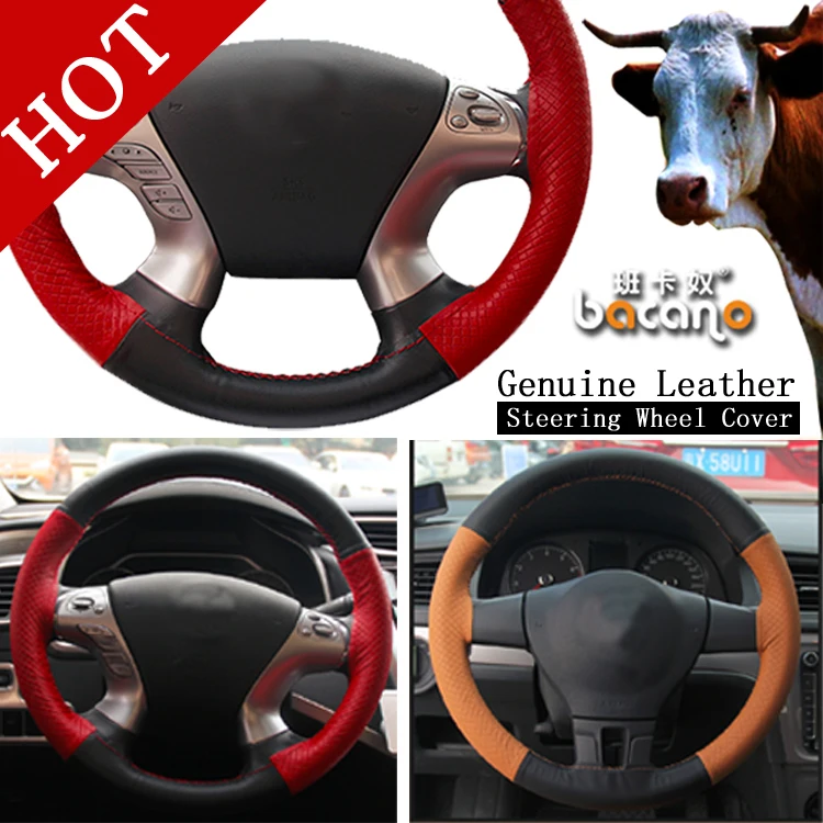 HOT Spell color design 2 Colors High quality Genuine Cowhide Leather Steering Wheel Cover racing steering wheel ! Free shipping
HOT Spell color design 2 Colors High quality Genuine Cowhide Leather Steering Wheel Cover racing steering wheel ! Free shipping