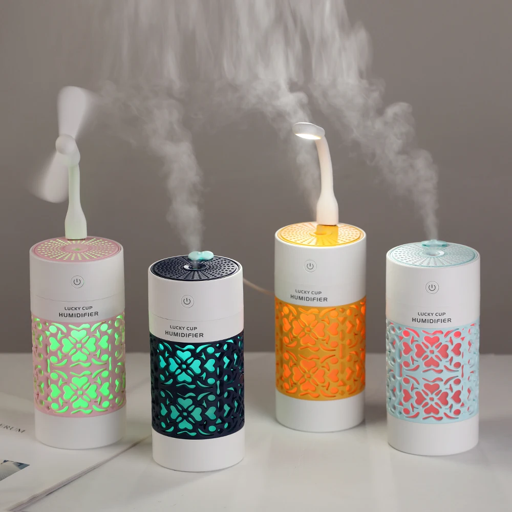Free Shipping Air Humidifier with LED Night Lamp Mini Fan Aroma Essential Oil Diffuser USB Fogger Mist Maker for Home Office Car
Free Shipping Air Humidifier with LED Night Lamp Mini Fan Aroma Essential Oil Diffuser USB Fogger Mist Maker for Home Office Car