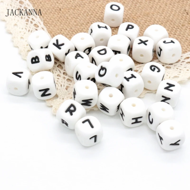 500Pcs Letters 12MM Silicone Beads Baby Teether Beads Chewing Alphabet Bead For Personalized Name DIY Teething Necklace BPA Free
500Pcs Letters 12MM Silicone Beads Baby Teether Beads Chewing Alphabet Bead For Personalized Name DIY Teething Necklace BPA Free