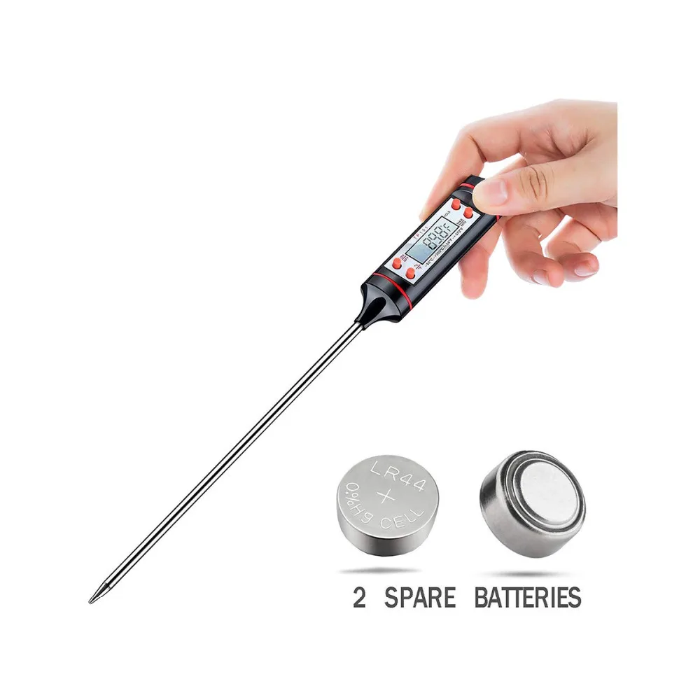 Instant Read Digital Electronic Thermometer Kitchen Cooking BBQ Grill Food Meat Thermometer Multifunction LED thermometer
Instant Read Digital Electronic Thermometer Kitchen Cooking BBQ Grill Food Meat Thermometer Multifunction LED thermometer