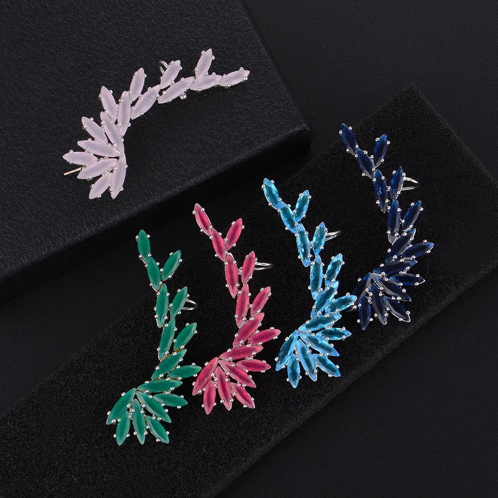 GODKI 55mm Lovely Trendy Feather Leaf Cubic Zirconia Women Bridal Wedding Party Climbers Cuff Earring Fashion Jewelry for Women
GODKI 55mm Lovely Trendy Feather Leaf Cubic Zirconia Women Bridal Wedding Party Climbers Cuff Earring Fashion Jewelry for Women