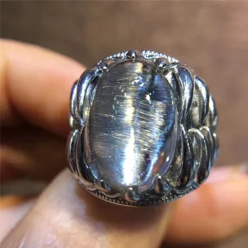 Natural Brookite Platinum Silver Rutilated Quartz Adjustable Ring 15.8x10.6mm AAAAA Engagement New Gift 925 Sterling Silver Ring
Natural Brookite Platinum Silver Rutilated Quartz Adjustable Ring 15.8x10.6mm AAAAA Engagement New Gift 925 Sterling Silver Ring