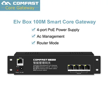 Comfast RF105 100M Smart Core Gateway AC Gateway Routing QCA531 AC Router with 4LAN port 10/100Mbps POE Power supply Router Mode
Comfast RF105 100M Smart Core Gateway AC Gateway Routing QCA531 AC Router with 4LAN port 10/100Mbps POE Power supply Router Mode