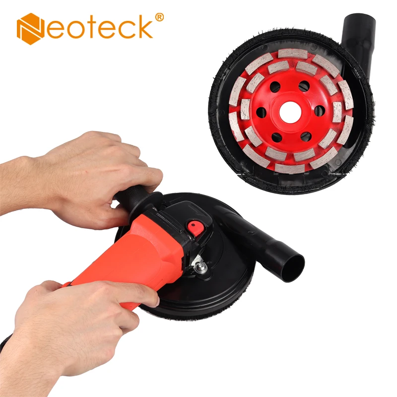 Diamond Grinding Cup Wheel 125 Surface Grinding Dust Shroud for 115mm//125mm Angle Grinder