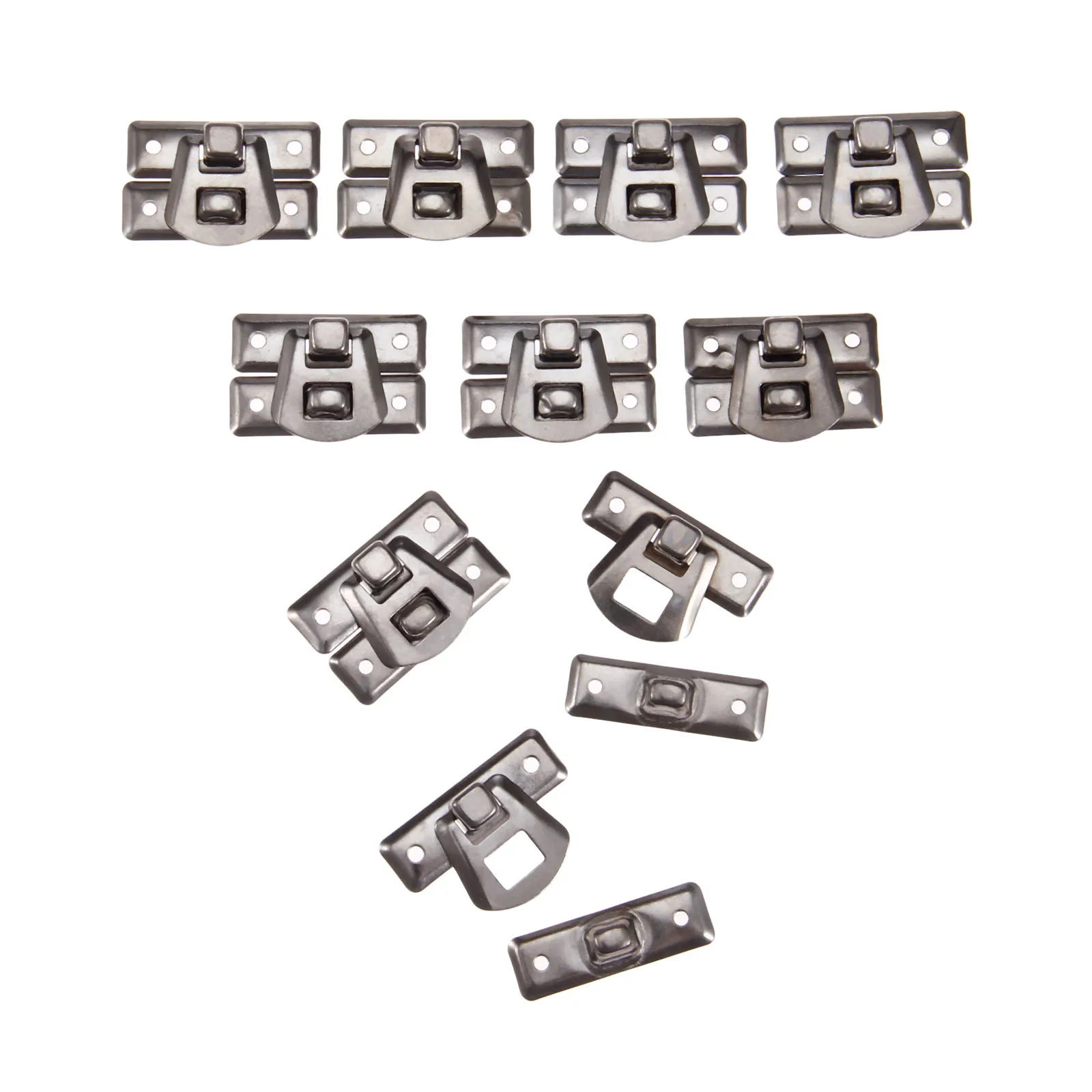 10Pcs Vintage Silver Box Hasps Iron Lock Catch Latches Jewelry Chest Box Suitcase Buckle Clip Clasp Furniture Hardware 31*22mm
10Pcs Vintage Silver Box Hasps Iron Lock Catch Latches Jewelry Chest Box Suitcase Buckle Clip Clasp Furniture Hardware 31*22mm