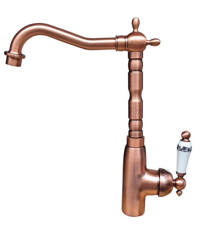 Single Handle Mixer Tap Bathroom & Kitchen Sink Water Faucet Antique Red Copper Rotable Basin Faucet Taps zrg022
Single Handle Mixer Tap Bathroom & Kitchen Sink Water Faucet Antique Red Copper Rotable Basin Faucet Taps zrg022