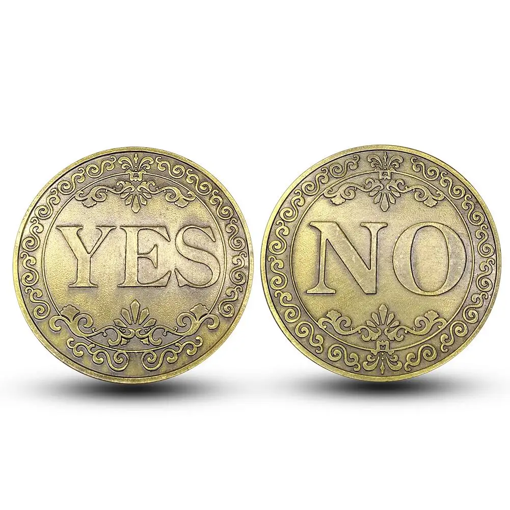 YES&NO Commemorative Coin Alloy Bronze Plating Collection Currency Craft 
YES&NO Commemorative Coin Alloy Bronze Plating Collection Currency Craft