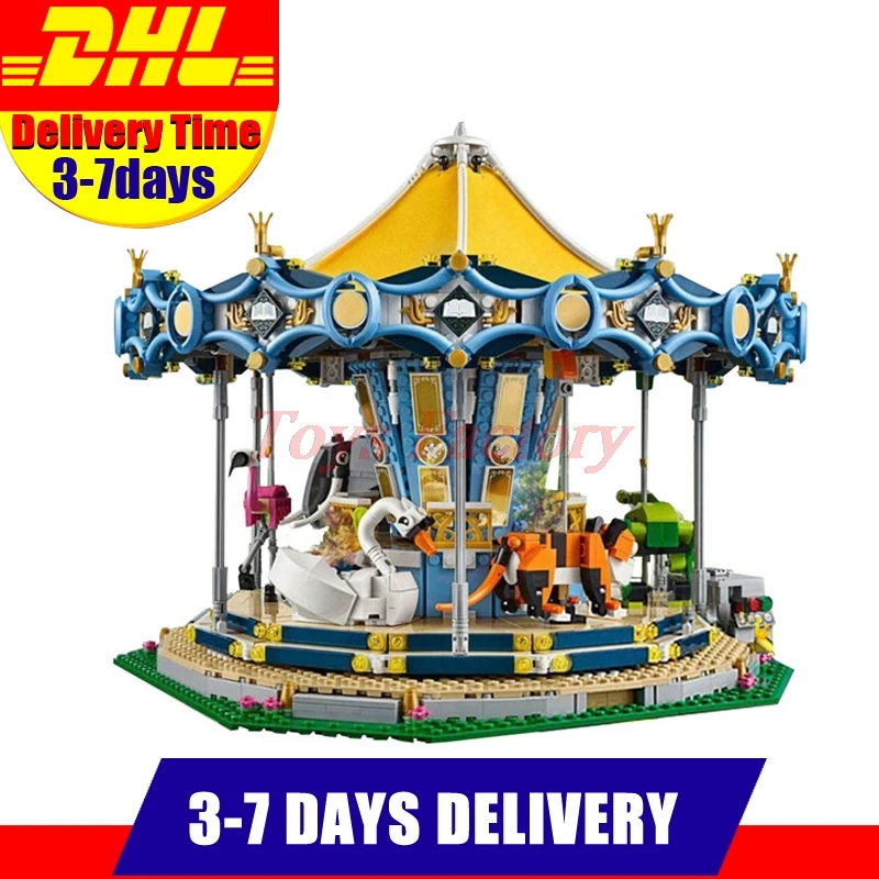 Clone 10257 DHL 15036 2705Pcs Genuine Street Series The New Carousel Set Model Building Kit Set Blocks Bricks Children Toy Gift
Clone 10257 DHL 15036 2705Pcs Genuine Street Series The New Carousel Set Model Building Kit Set Blocks Bricks Children Toy Gift