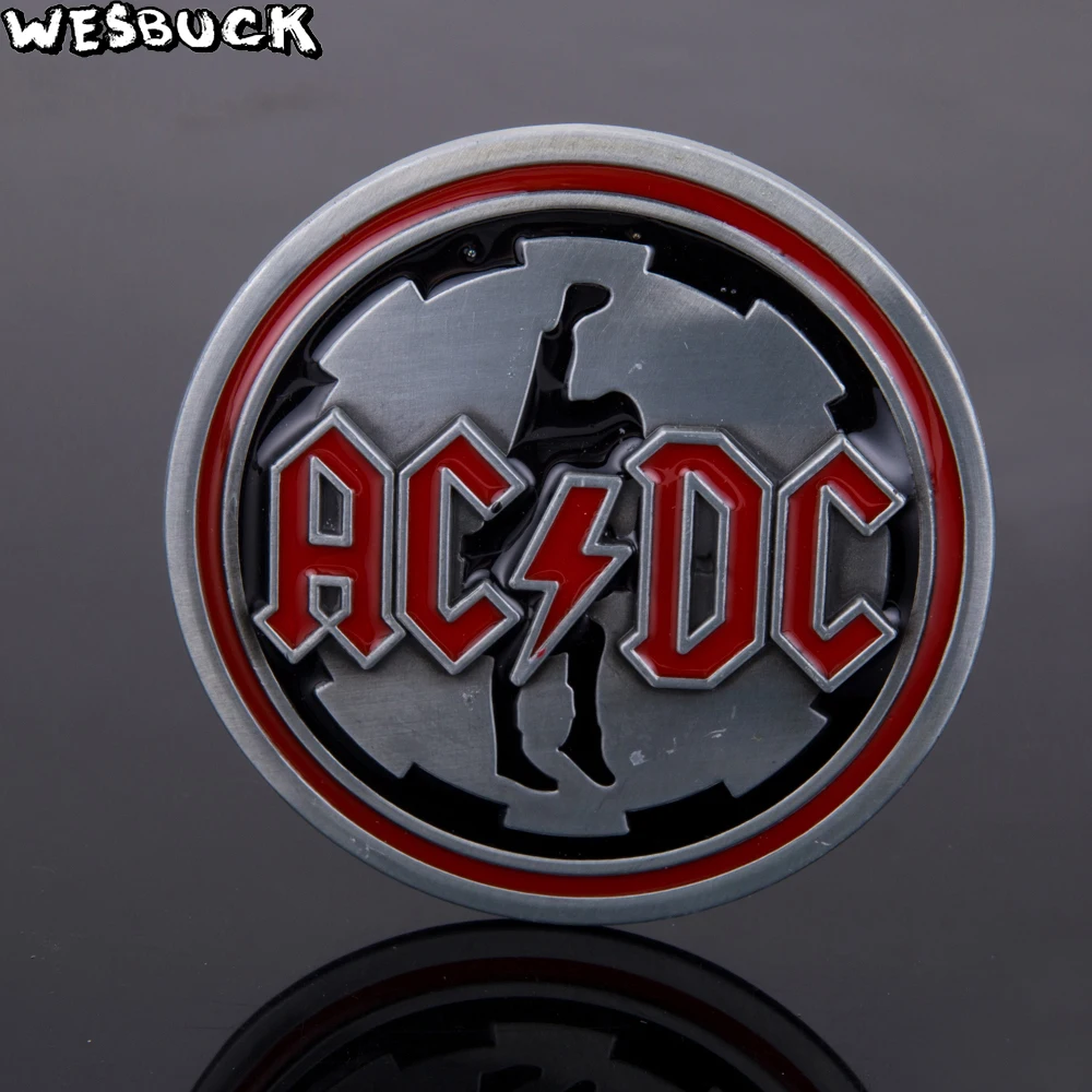 5 Pcs MOQ WesBuck Brand Classic Rock Band AC DC Logo Punk Music Style Boys Men's Metal Belt Buckle Western Fivelas De Cowboy
5 Pcs MOQ WesBuck Brand Classic Rock Band AC DC Logo Punk Music Style Boys Men's Metal Belt Buckle Western Fivelas De Cowboy