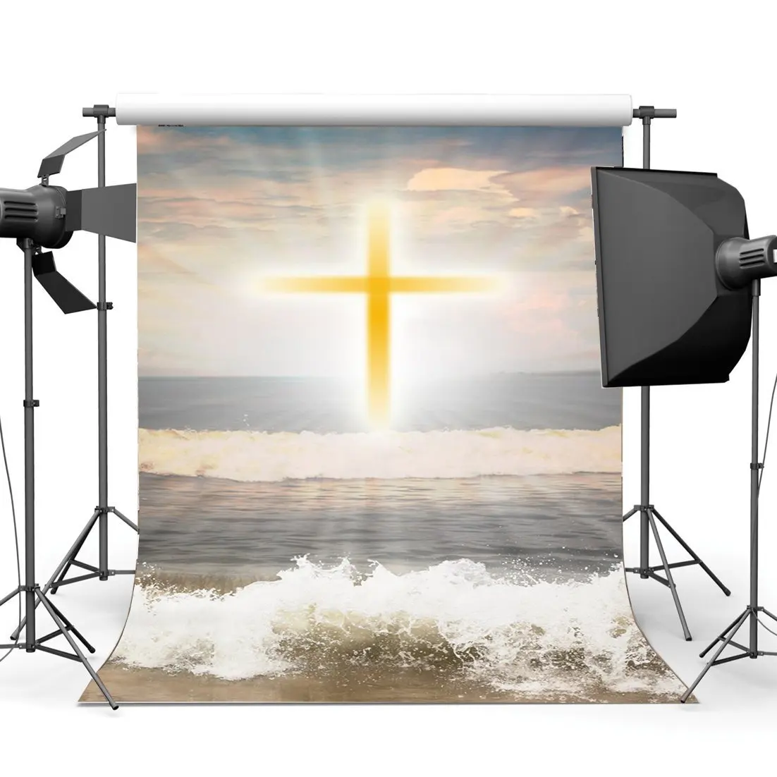 Seaside Backdrop Resurrection of Jesus Backdrops Cross Holy Lights Blue Sky White Cloud Waves Background
Seaside Backdrop Resurrection of Jesus Backdrops Cross Holy Lights Blue Sky White Cloud Waves Background