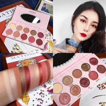 Makeup 10 Colors Eyeshadow Palette Matte Glitter Shimmer Eyeshadow Palette Pigmented Nude Smoky Eyeshadow Pallette Makeup Beauty
Makeup 10 Colors Eyeshadow Palette Matte Glitter Shimmer Eyeshadow Palette Pigmented Nude Smoky Eyeshadow Pallette Makeup Beauty