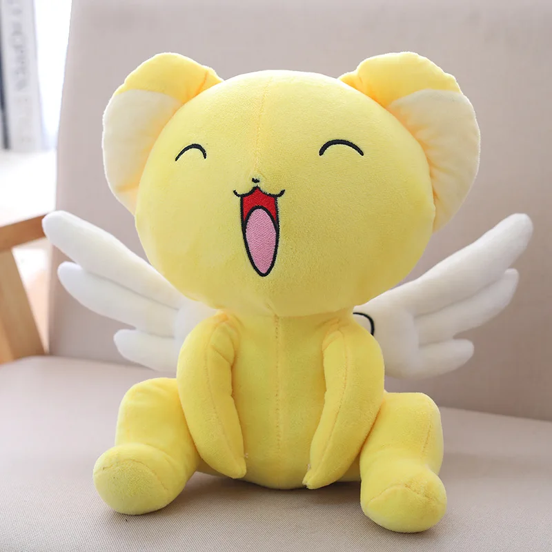 Anime Card Captor Sakura Figures 30cm Smile Cerberus Kawwaii Action Toys Cardcaptor Clear card Plush Dolls For Kid Children Gift 
Anime Card Captor Sakura Figures 30cm Smile Cerberus Kawwaii Action Toys Cardcaptor Clear card Plush Dolls For Kid Children Gift