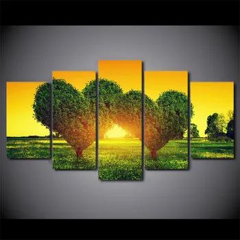 5 Pcs Canvas HD Printed Love Heart Tree Sunset Poster Frame Painting Modular Wall Art Picture Living Room Cuadros Decorativos
5 Pcs Canvas HD Printed Love Heart Tree Sunset Poster Frame Painting Modular Wall Art Picture Living Room Cuadros Decorativos