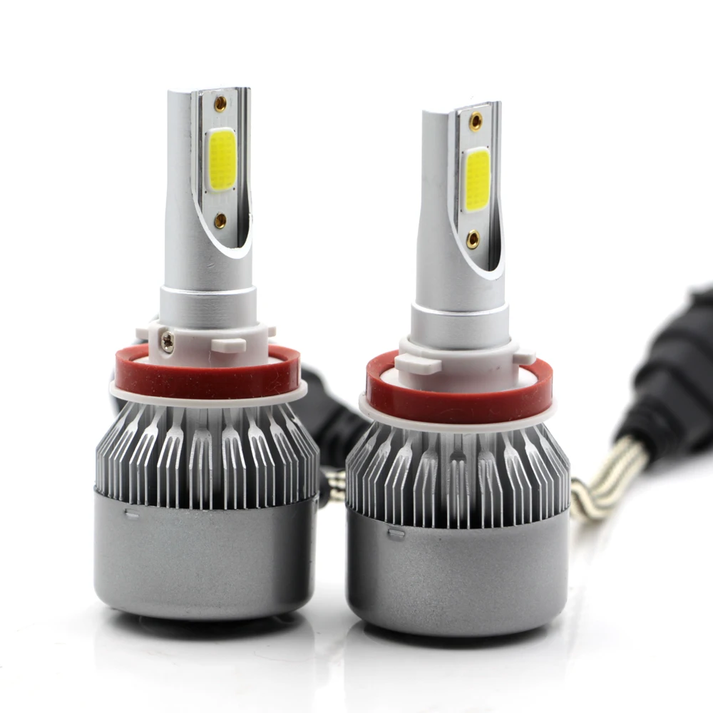 YOTONLIGHT 2Pcs C6 Led Car Headlight Bulb H11 H1 H4 H8 H9 9005 HB3 HB4 9006 Led Lamp 72W 7600LM 12V 6000K Motorcycle Lights
YOTONLIGHT 2Pcs C6 Led Car Headlight Bulb H11 H1 H4 H8 H9 9005 HB3 HB4 9006 Led Lamp 72W 7600LM 12V 6000K Motorcycle Lights
