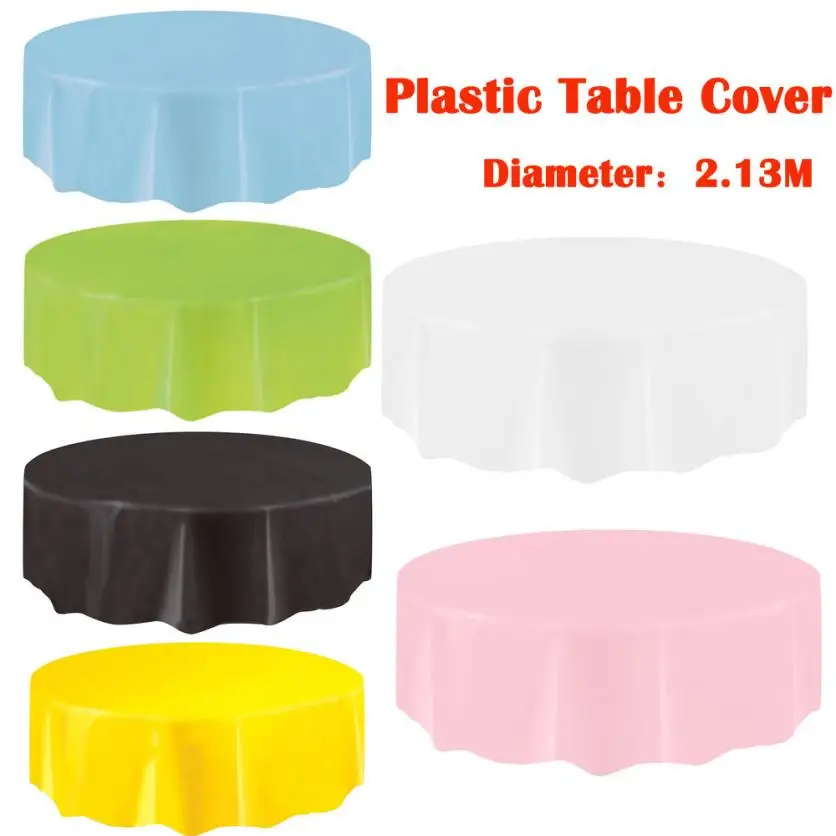 Kitchen Dining & Bar Table Cover Large Plastic Circular Table Cover Cloth Wipe Clean Party Tablecloth Covers APR11
Kitchen Dining & Bar Table Cover Large Plastic Circular Table Cover Cloth Wipe Clean Party Tablecloth Covers APR11