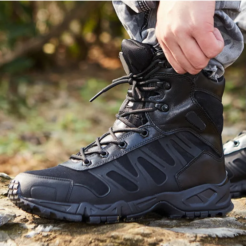 Tactical Combat Ultralight 07 High Tube Boot Men Outdoor Camping Hiking Trekking Army Training Non-slip Anti-wear Female Shoes
Tactical Combat Ultralight 07 High Tube Boot Men Outdoor Camping Hiking Trekking Army Training Non-slip Anti-wear Female Shoes