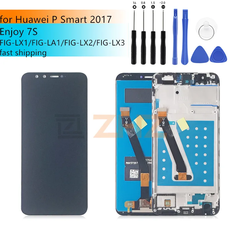 for Huawei P Smart LCD Display enjoy 7s 2017 Touch Screen Digitizer Assembly With Frame FIG LX1 L21 L22 Screen Replacement
for Huawei P Smart LCD Display enjoy 7s 2017 Touch Screen Digitizer Assembly With Frame FIG LX1 L21 L22 Screen Replacement