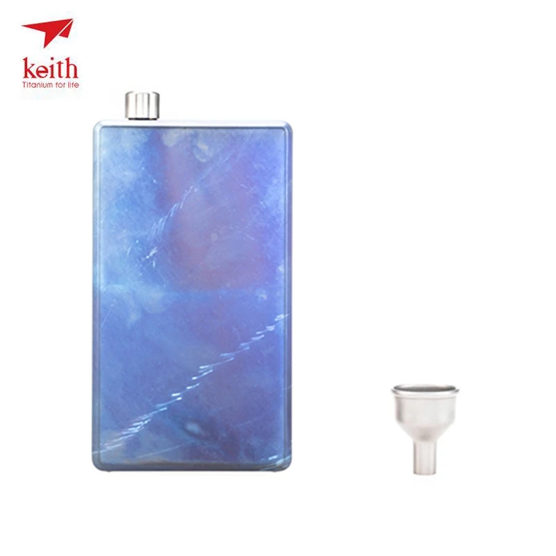 Keith Titanium Hip Flask With Funnel 200ml Mini Metal Flask For Wine Portable Outdoor Camping Travel Whisky Pocket Ti9301
Keith Titanium Hip Flask With Funnel 200ml Mini Metal Flask For Wine Portable Outdoor Camping Travel Whisky Pocket Ti9301