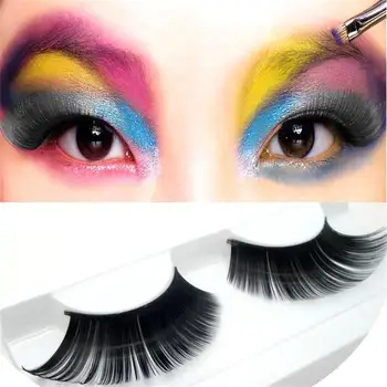 1 pairs Elongated stage art exaggerated false eyelash long acting school false eyelash Makeup Tools KZ01
1 pairs Elongated stage art exaggerated false eyelash long acting school false eyelash Makeup Tools KZ01