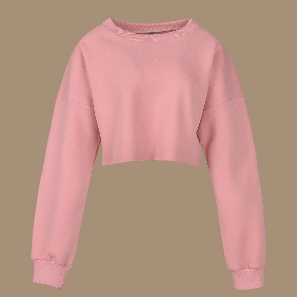 Harajuku Street Style New Round Neck Punk Sweatshirt Sexy Long Sleeve Poleron Mujer Khaki Hoodie Crop Top Hoodie Plain Women 
Harajuku Street Style New Round Neck Punk Sweatshirt Sexy Long Sleeve Poleron Mujer Khaki Hoodie Crop Top Hoodie Plain Women