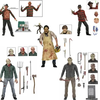 Nightmare on Elm Street 3 Freddy Krueger Friday The 13th Part 3 3D Jason Leatherface Texas Chainsaw MASSACRE PVC Action Figure
Nightmare on Elm Street 3 Freddy Krueger Friday The 13th Part 3 3D Jason Leatherface Texas Chainsaw MASSACRE PVC Action Figure