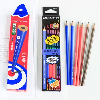 36PCS MARCO 9002 Triangle Rod Pencil 2B 2H HB Corrective Grip Pencil Child Pencil FREE 3 Pencil Sharpeners
36PCS MARCO 9002 Triangle Rod Pencil 2B 2H HB Corrective Grip Pencil Child Pencil FREE 3 Pencil Sharpeners