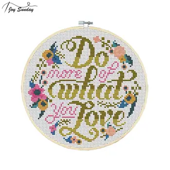 Joy Sunday Cross Stitch Kits Have Frame 14CT 11CT DIY Needlework Embroidery Kits Aida Fabric DMC Threads Patterns Printed Canvas
Joy Sunday Cross Stitch Kits Have Frame 14CT 11CT DIY Needlework Embroidery Kits Aida Fabric DMC Threads Patterns Printed Canvas
