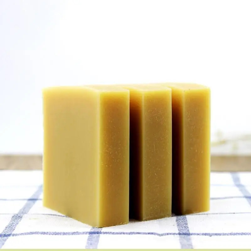 Image 100g Handmade Goat Milk Soap Allergy Repair Shrink Pores Oil Face Whitening Moisturizing Soap Cold Process Soap A4
