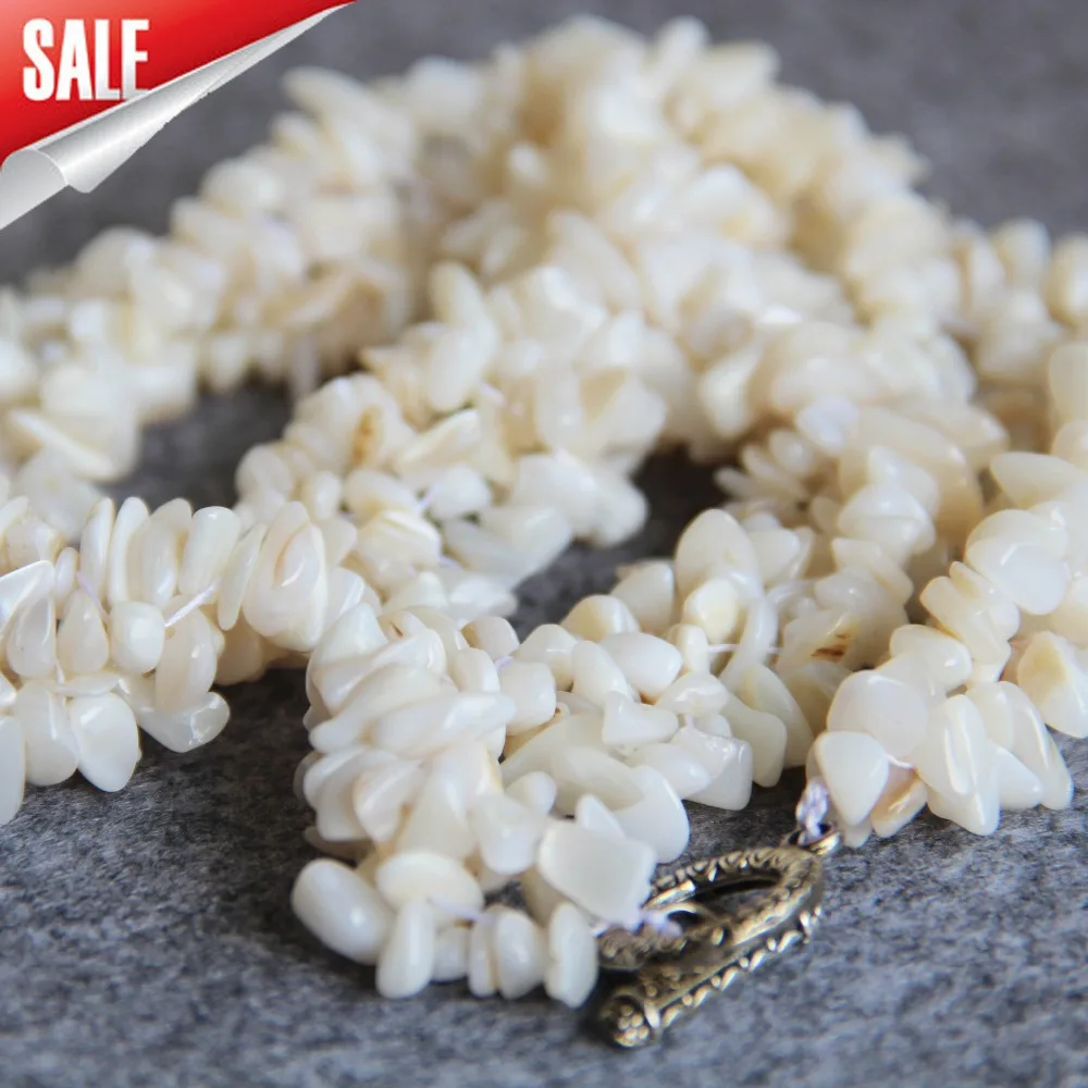 Necklace 6-8mm Natural Irregular Accessories Ocean Sea Shell Sea Shell Necklace Women Girl 15inch Jewelry Making Design
Necklace 6-8mm Natural Irregular Accessories Ocean Sea Shell Sea Shell Necklace Women Girl 15inch Jewelry Making Design