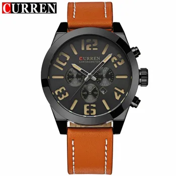 CURREN Brand Sport men Watches Men's Wristwatches Quartz Reloj Climbing fashion Watch Leather Strap Clock Male Watches xfcs
CURREN Brand Sport men Watches Men's Wristwatches Quartz Reloj Climbing fashion Watch Leather Strap Clock Male Watches xfcs