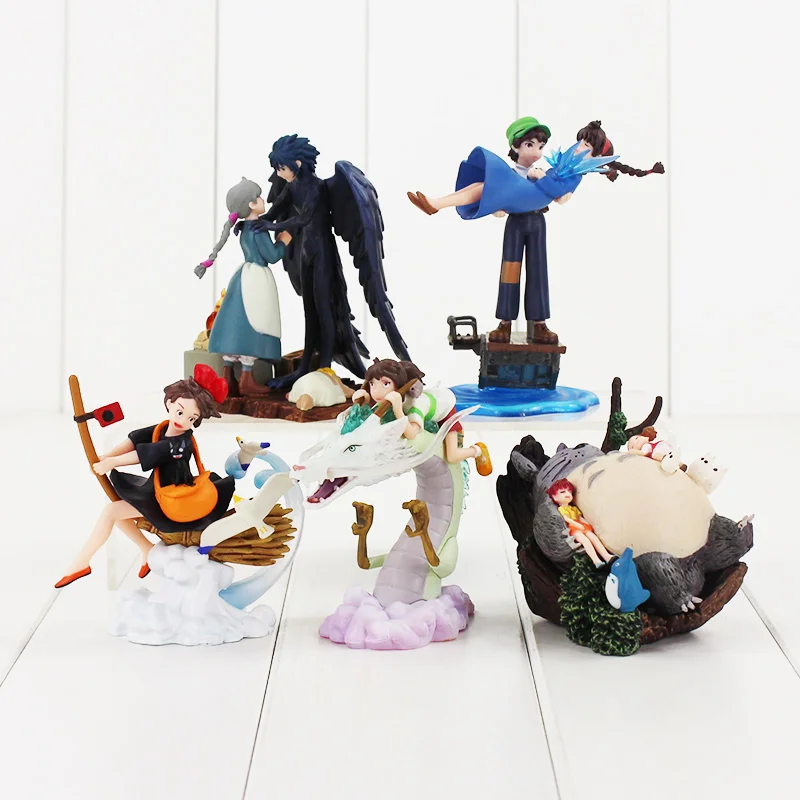 5pcs/lot Studio Ghibli Collect All Figures Warriors of the Wind My Neighbor Totoro Castle In The Sky Kiki's Delivery Service
5pcs/lot Studio Ghibli Collect All Figures Warriors of the Wind My Neighbor Totoro Castle In The Sky Kiki's Delivery Service